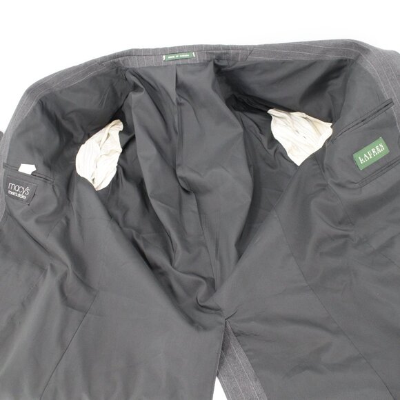 Lauren ralph Lauren sport coat Mens 42 two button striped single breasted wool - Picture 9 of 12